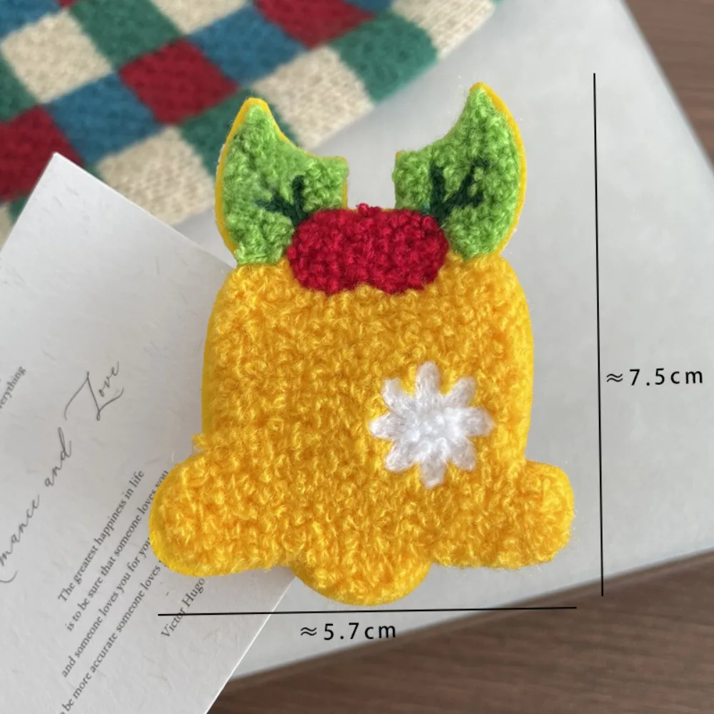 

Индивидуальная рождественская заколка для волос с белым медведем, перчатки со снеговиком, плюшевые рождественские заколки с бантом, колокольчиком, заколка для волос Санта-Клауса для детей