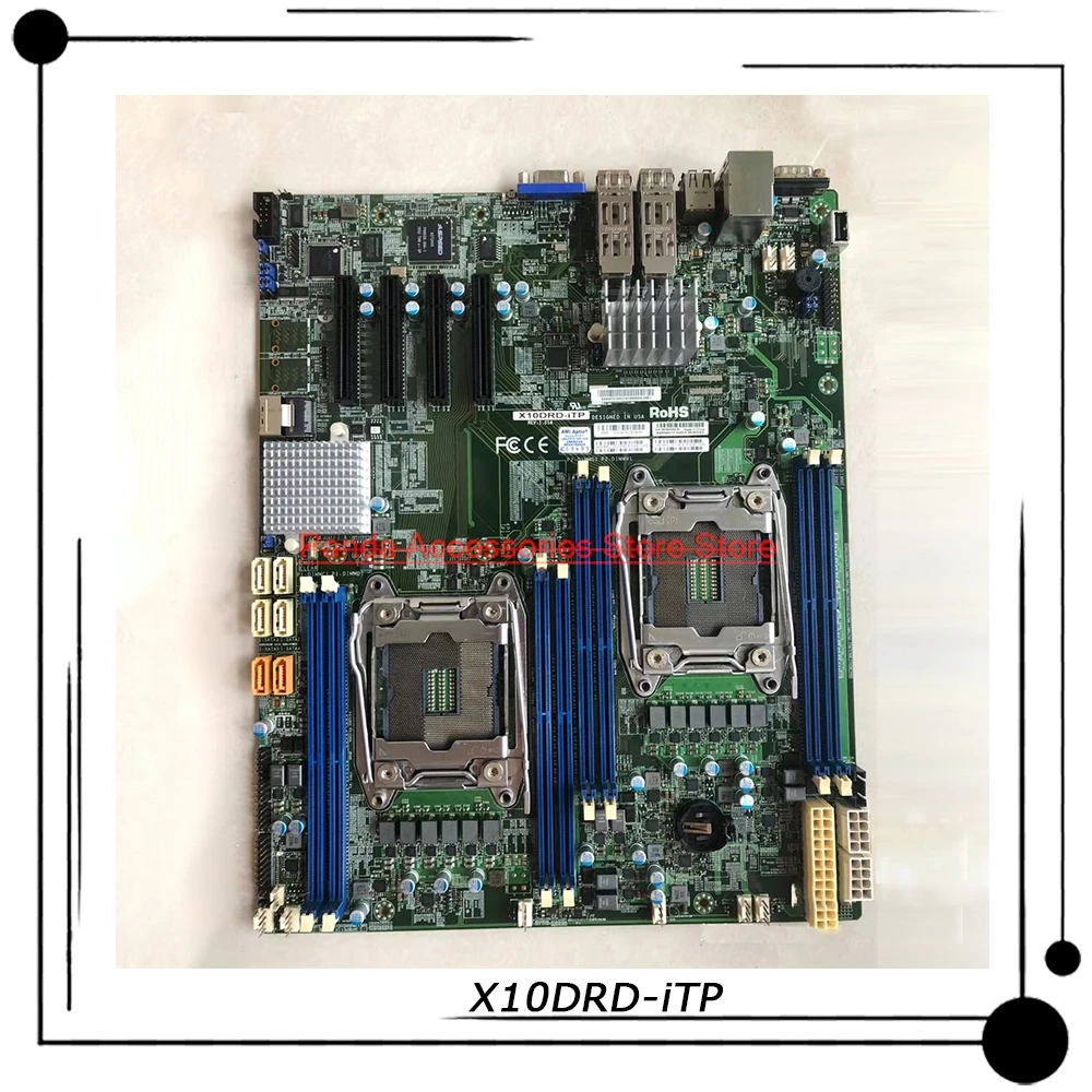 Stable Performance X10DRD-iTP Two-way Server E-ATX Motherboard 2011 Intel C612 Xeon E5-2600 v3/v4 Family DDR4 PCI-E 3.0