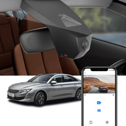 Dash Cam 4K for Peugeot 508 2nd Gen 2019-2022, Fitcamx Car DVR for 2017-2023 Peugeot 5008 3008 4008, WiFi APP Connect Camera