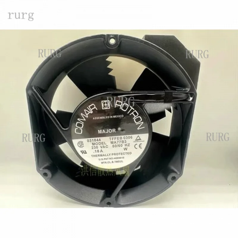 

L 1 PCS for COMAIR fan MA77B3 230V AC 0.18A 17CM Aluminum frame