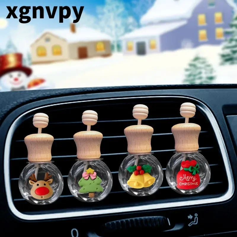 Xgnvpy Creative Aromatherapy Clips Perfume Holders for Outlets Elevate Your Driving Experience with Stylish Empty Bottle Designs