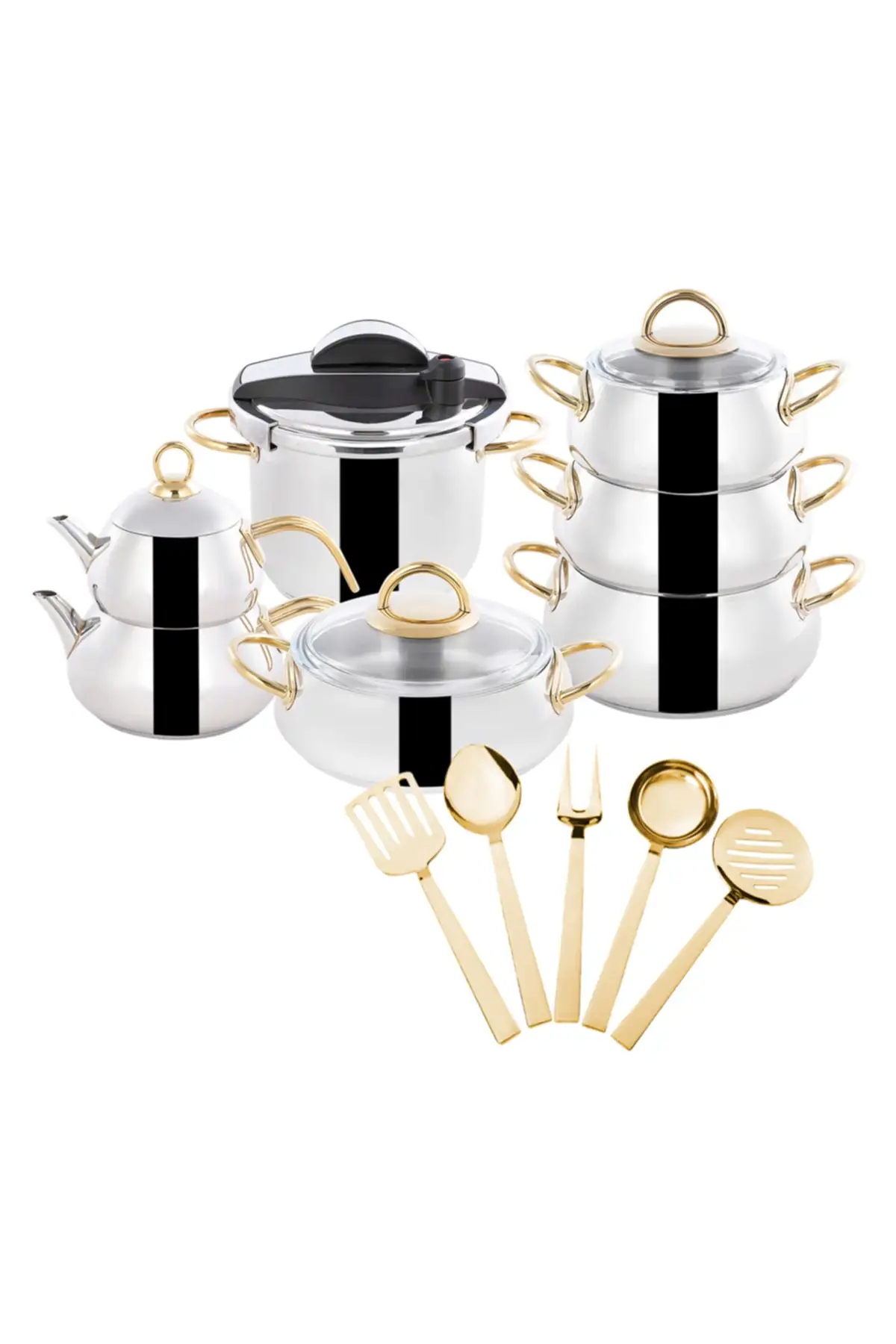 DOLBOVI Everest Gold induction gun Set Cookware Set Cookware Set Cookware