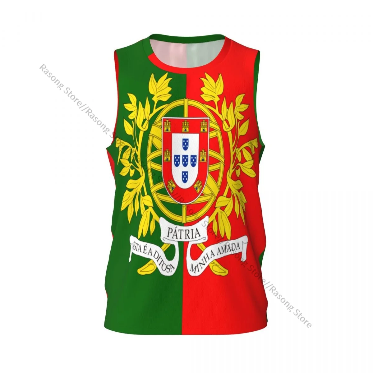 Basketball Jersey Military Flag Of Portugal Cosplay Sport Shirt Stitched Men's Jersey