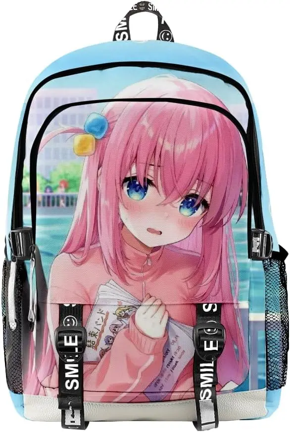 

3D аниме Bocchi The Rock Рюкзак Книжная сумка Рюкзак Сумка на плечо Школьная сумка Сумка для ноутбука