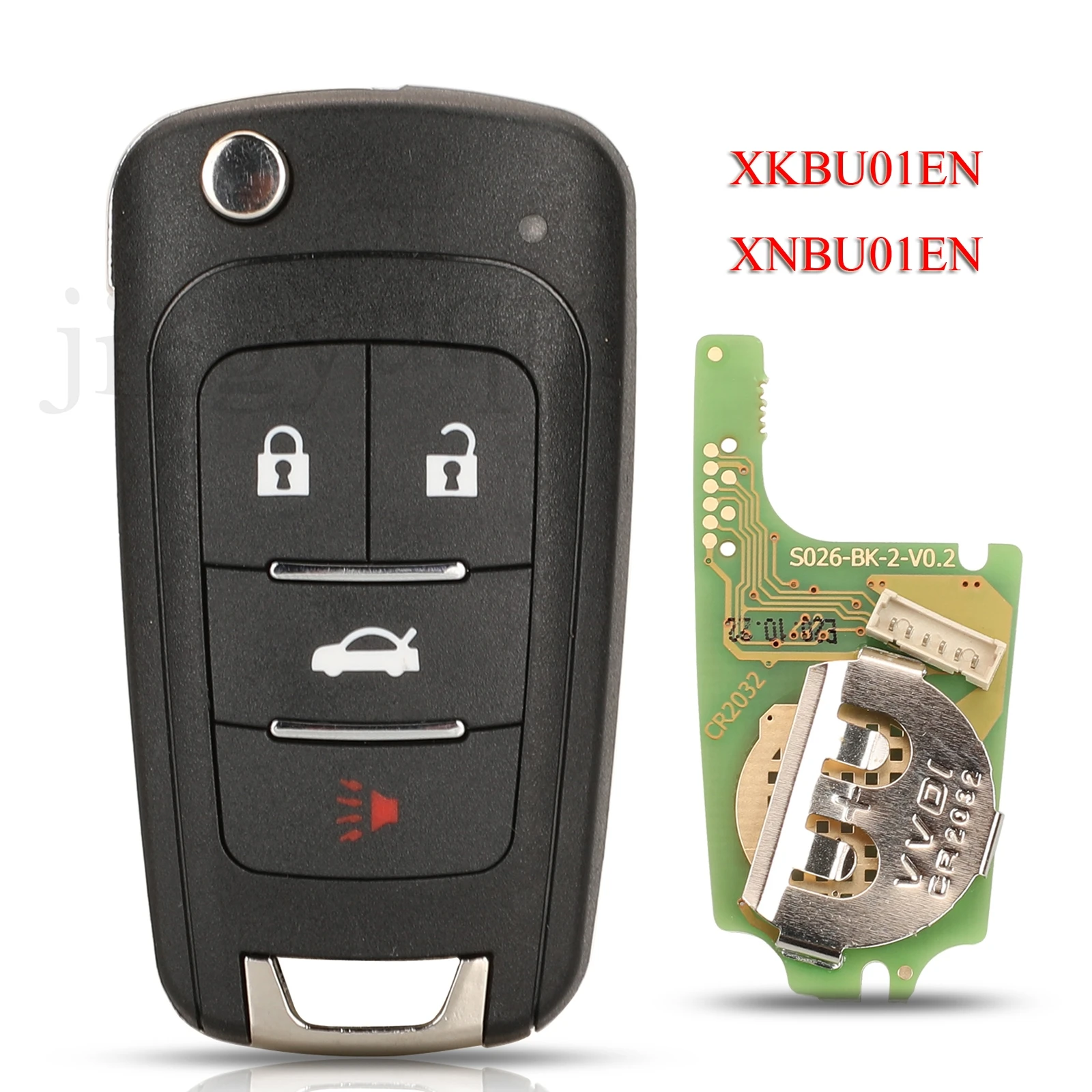 

jingyuqin XKBU01EN/XNBU01EN VVDI Smart Car Key For Buick 4Buttons Xhorse Supper Wireless Universal Control English Version