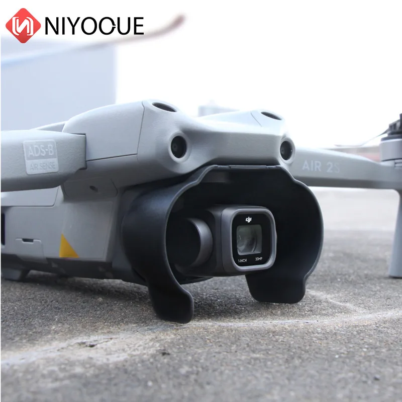Heightening Plate Lens Hood  Anti-glare Cover Gimbal Protective Cap Sunshade Accessories for DJI Air 2S/Mavic Air 2
