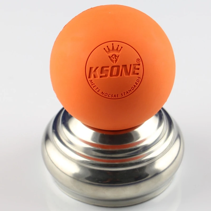 KSONE Massage Ball 6.3cm Fascia Ball Lacrosse Ball Yoga Muscle Relaxation Pain Relief Portable Physiotherapy Ball 6