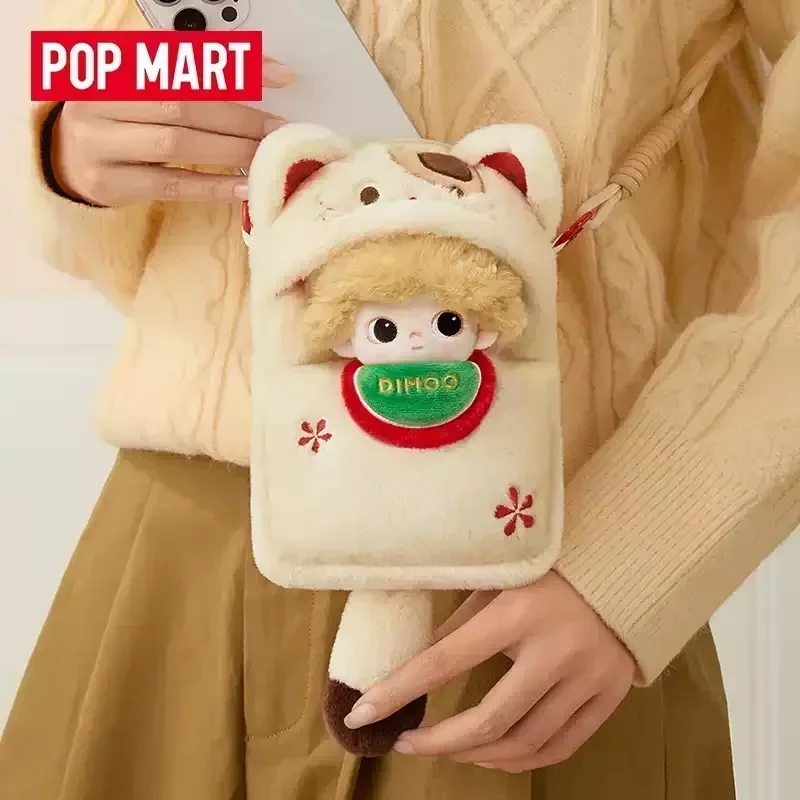 Pop Mart Dimoo Seria Tkane Cudowności Telefon Poszewka na Poduszkę Torba Niespodzianka Mystery Box Lalka Śliczna Figurka Anime Torebka Niespodzianka Zabawki Dekoracja na Biurko