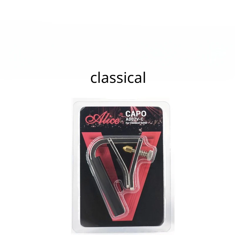 Alice-Metal Capo Ajustável para Guitarra Acústica, Conveniente Guitarra Elétrica Capo, de Alta Qualidade, A007F-A