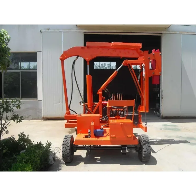 Solar Pile Driver Full Automatic Shoring Drilling Machine Soil Sample Auger Pile Driver Guardrail Pile Driver