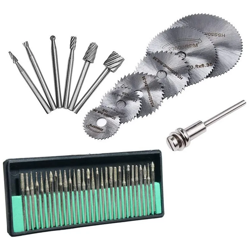 

147Pcs Electric Grinder Set Variable Speed Rotary Tool Kit Polishing Grinding Drill Accessories for Milling Engraving Polishing