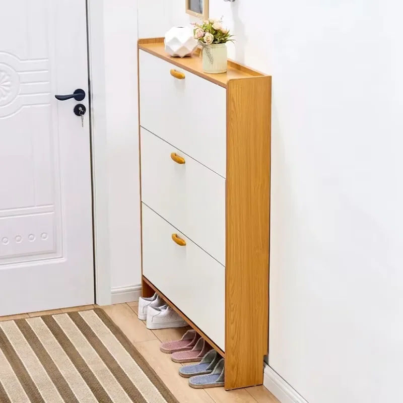 Storage Design Shoe Cabinet Tall Wood Space Saving Modern Shoe Cabinet Tall Wood Armario De Zapatos Mobili Arredamento Casa