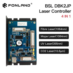 Fonland DBK2JP 4 IN 1 Laser Control Controller with BSLAPP Software for Fibre Mopa UV CO2 Laser Marking Machine Extended Axes