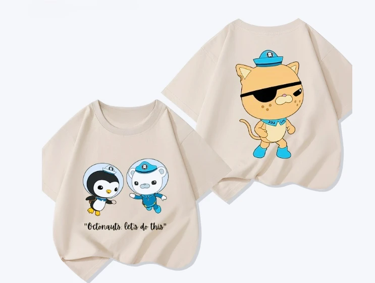 Pok É Mon T-shirts met korte mouwen voor jongens en meisjes gemaakt van puur katoen voor kinderen met korte mouwen zomer kinderkleding