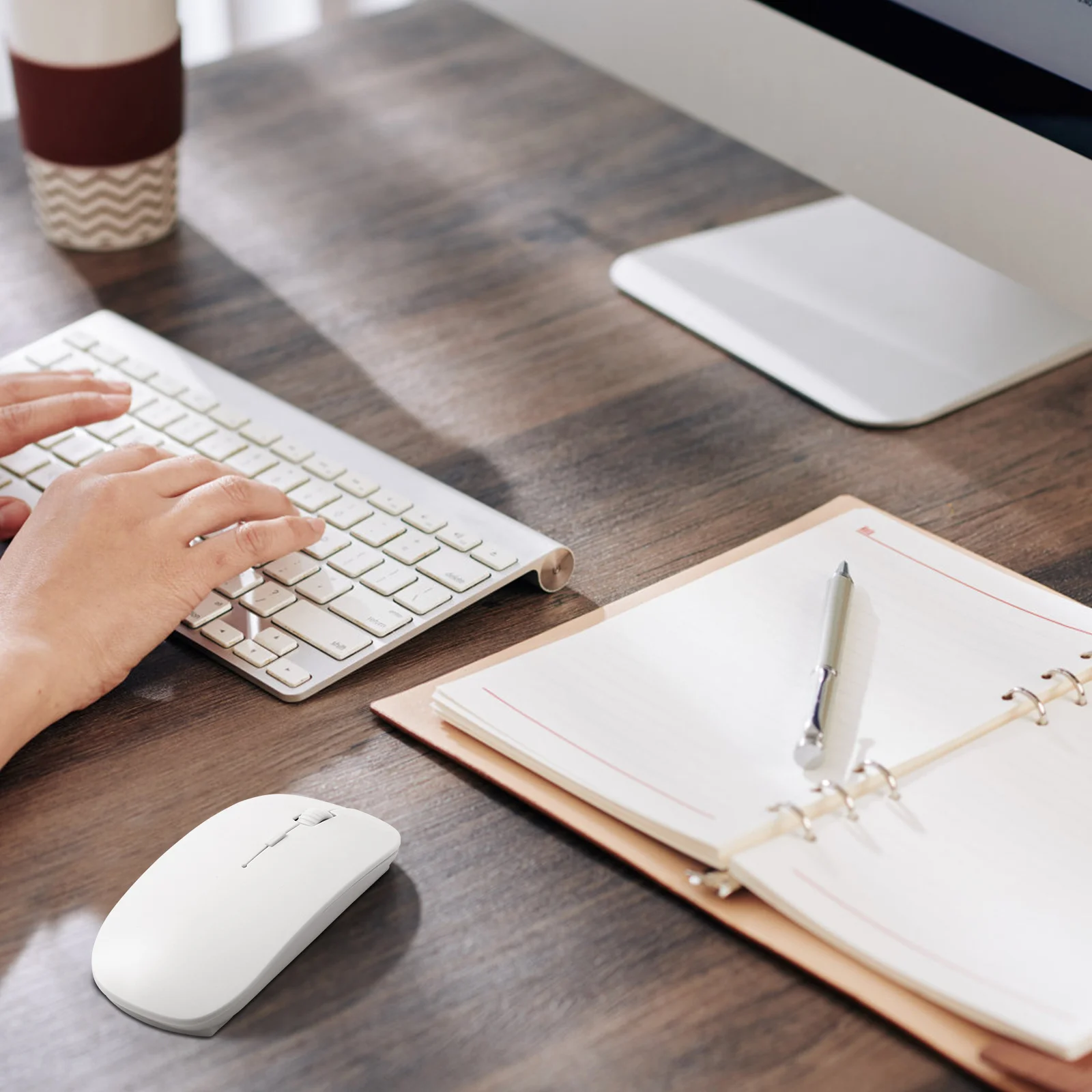 

2.4ghz Wireless Optical Mouse Ultra Thin Slim Mini Portable 3 Dpi Adjustable Quiet Click USB Receiver for Computer Laptop Pc