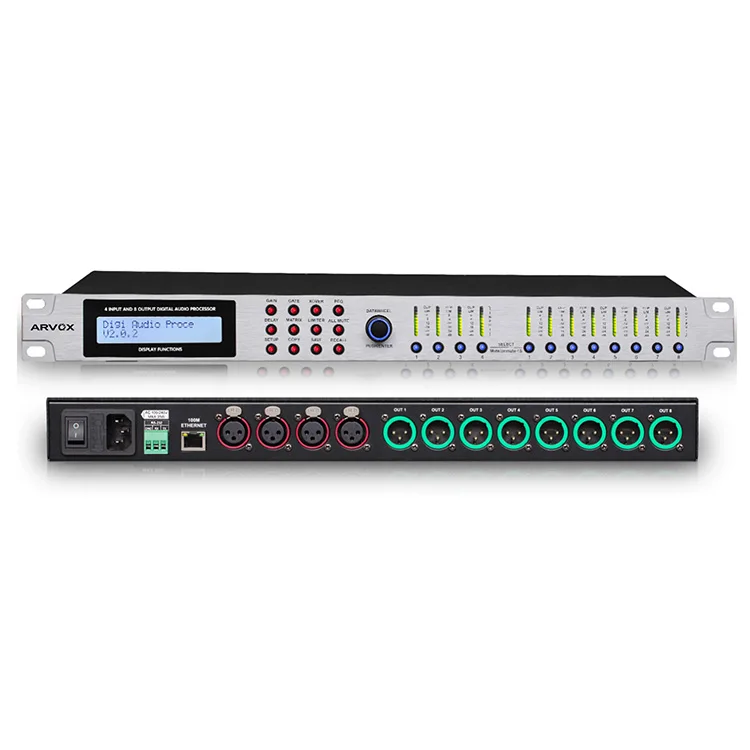 

Professional Equalizer dsp pa2 speaker management system digital signal video dsp audio processor wifi