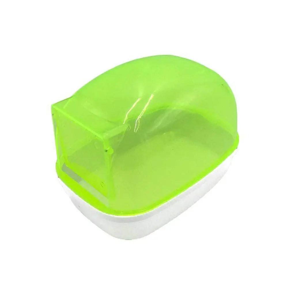 Plastic Dust-Free Enclosing with Door Mini Pet Pet Sand Bathtub Hamster Bathroom Pet Sauna Box Hamster Playing