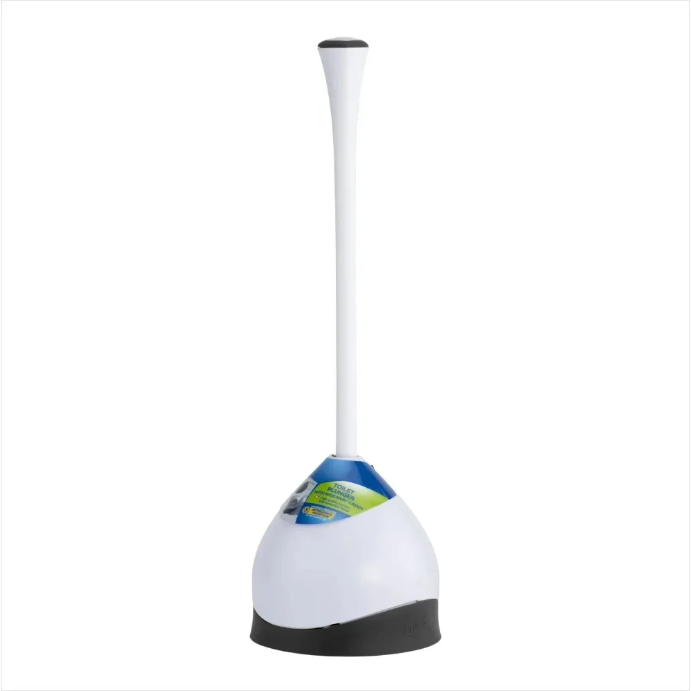 

Limited time promotion.Hideaway Toilet Plunger with Caddy, White, 19.5in.Free Delivery.