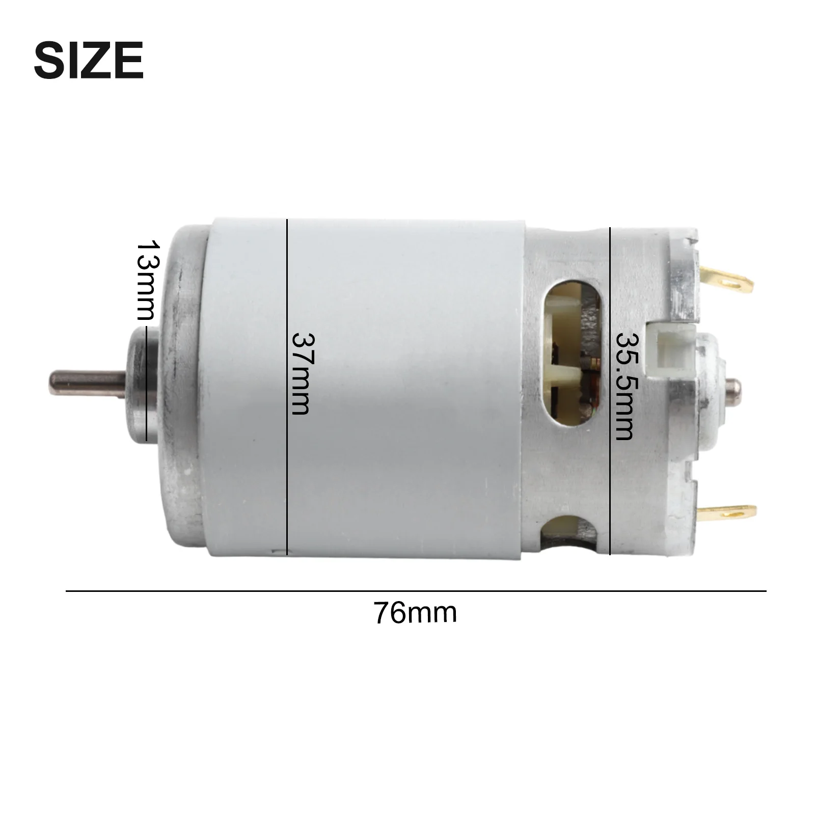 For Car Washing Machine 20V Electric Motor D-Shaped Shaft Motor Metal Material Unusued For Car Washing Machine