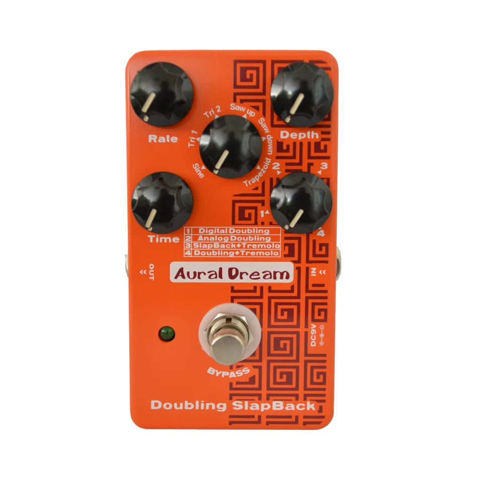 

Aural Dream Doubling/Slapback Guitar Pedal Has 4 Types and 6 Modulation Waves Reaching 24 Effects Similar Chorus and Tremolo