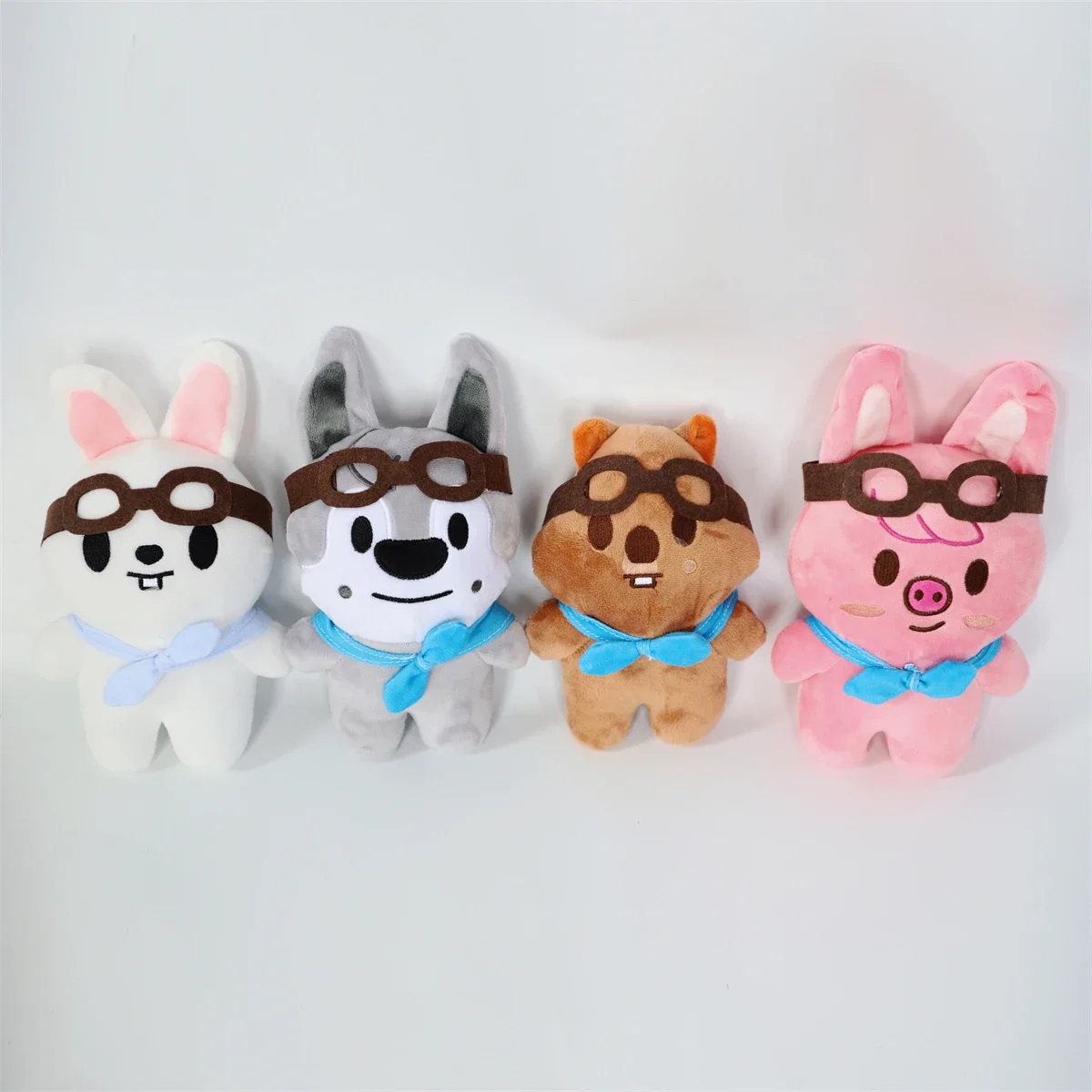 20cm Cute Plush Toy Stuffed Cartoon Wolf Chan Anime Doll Han Quokka Dwaekki Puppym Plushies Xmas Gifts Fans