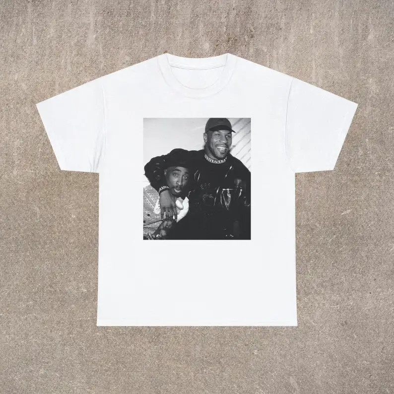 90\'s Hip Hop T-shirt | Mike Tyson & Tupac | Unisex Classic Fit | Old School Rap Tee