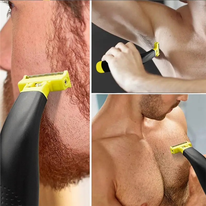 Men' S Electric Shaver USB Rechargeable Dual Blade Wet& Dry Shaver 4 Precision Trimmers For Beard, Facial Hair Removal Head