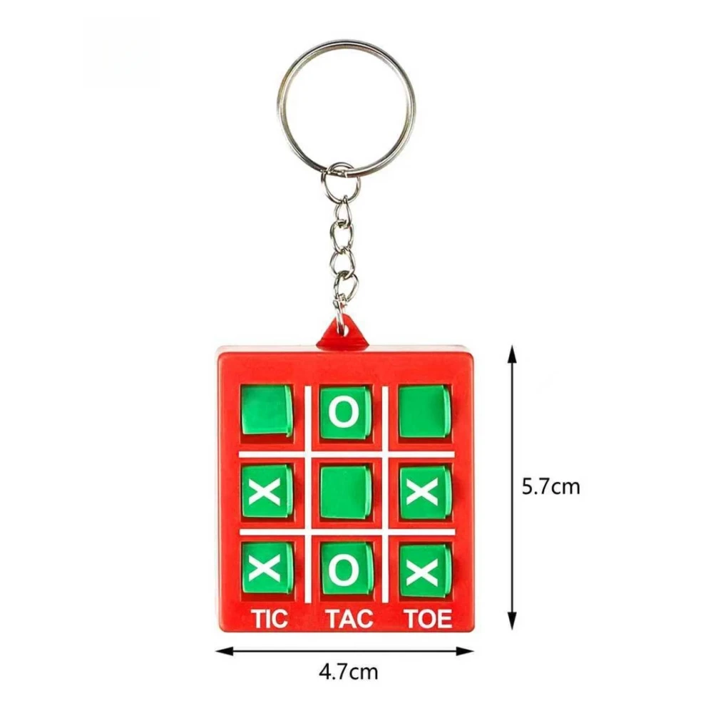 Fun 6/12/18Pcs Tic Tac Toe Game Keychains Set for Birthday Wedding Valentine's Day New Year Carnival Party Favors Pinata Fillers