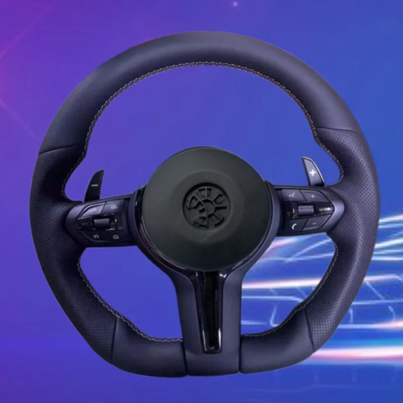 M Sport Car Steering Wheel For BMW M3 M5 F10 F13 F15 F20 F22 F23 F30 F33 F34 X1 F48 X5 F15 X3 F25 F80 E90 E71 E84 Renovation