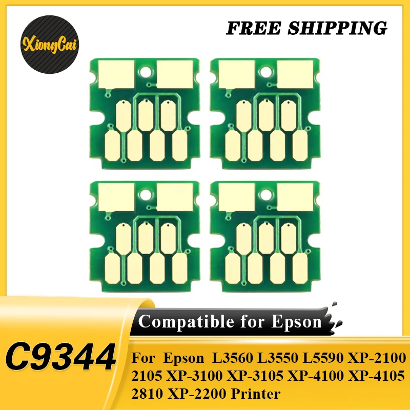 

C9344 Чип бака для коробки обслуживания для принтера Epson L3560 L3550 L5590 XP-2100 2105 XP-3100 XP-3105 XP-4100 XP-4105 2810 XP-2200