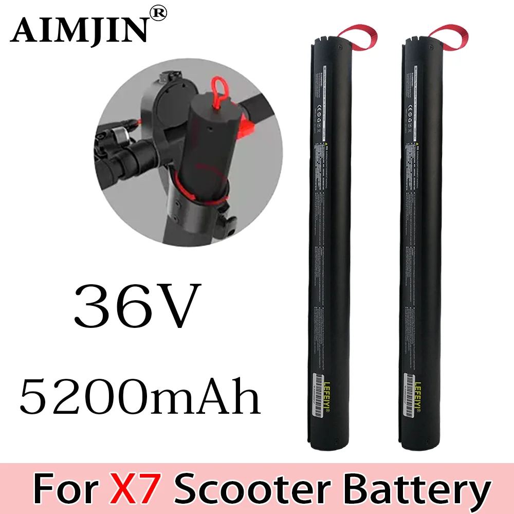For X7 Scooter Battery 36V 5.2Ah Foldable Built-in Rechargeable Batteries For Huanxi HX X7 Scooter Electric Scooter Battery 36v
