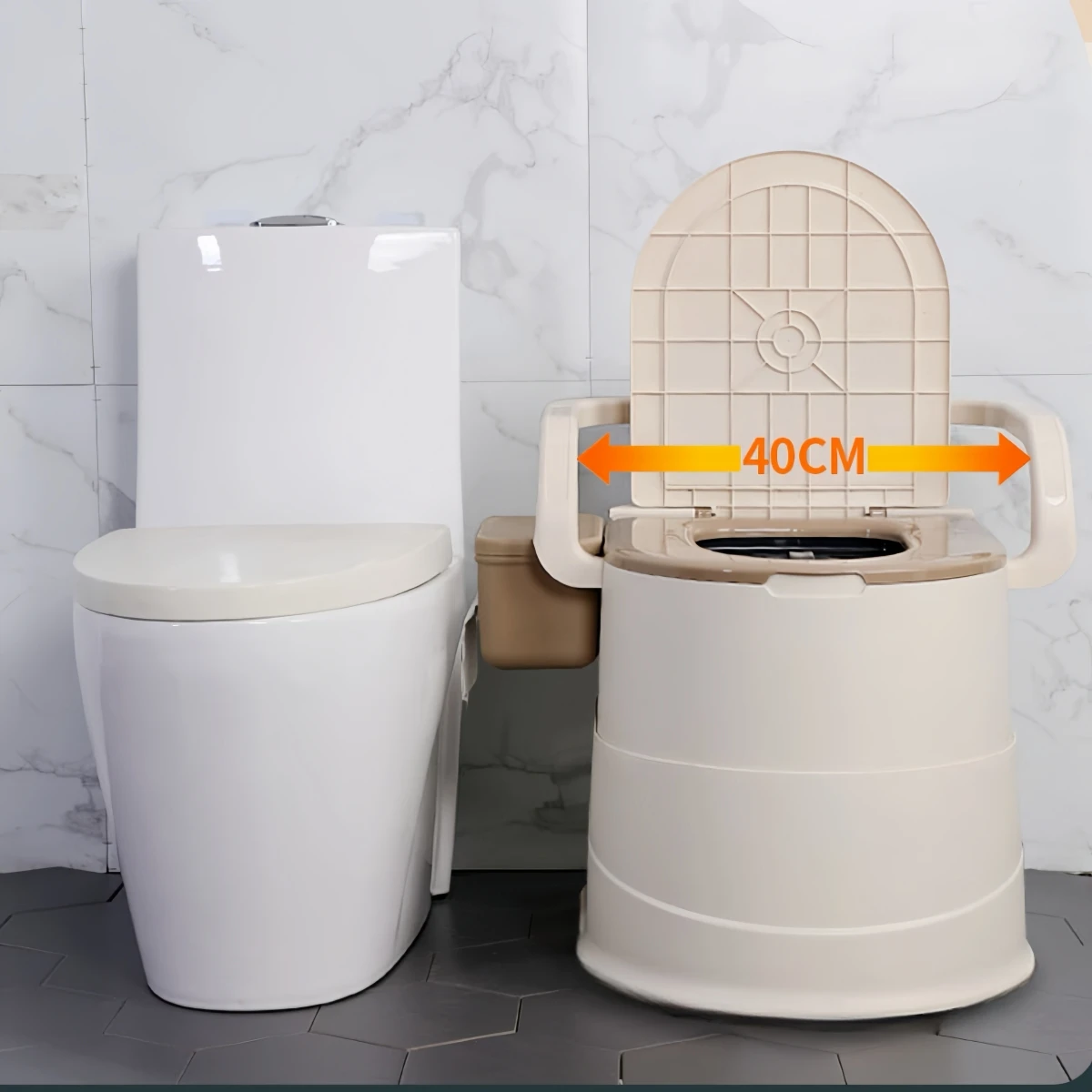 قطعة واحدة من مرحاض محمول باللون الرمادي/الوردي مع دعم خلفي مريح وغطاء، مناسب للتخييم، والأنشطة الخارجية، والحمام، وغرفة النوم، والمشي لمسافات طويلة، والنساء الحوامل، والأشخاص ذو التنقل المعاقين، ومرحاضون ذو غطاء محدود، ومستخدمين، ومستخدمين، ومستخدمين لمرحاضين، ومستوىين مع حامل مناديل، ومرحاضون قويين، وتصانة عاليين، وتصميم عصرياضة القياسين، وتصميم عصرياضة، وتصاقين، وتصميم عصريحة الرائح، وتصين، وتصميم عصريشة، وتصميم عصرياضة، وتصميم عصرياضة الرائحة الرائحة الرائحة الرائحة، بدون استخدام ا #5