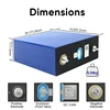 CATL 280Ah Lifepo4 充電式バッテリーパック 3.2V グレード A Akku リチウムリン酸鉄角柱セル太陽光発電 EU 米国税なし 3