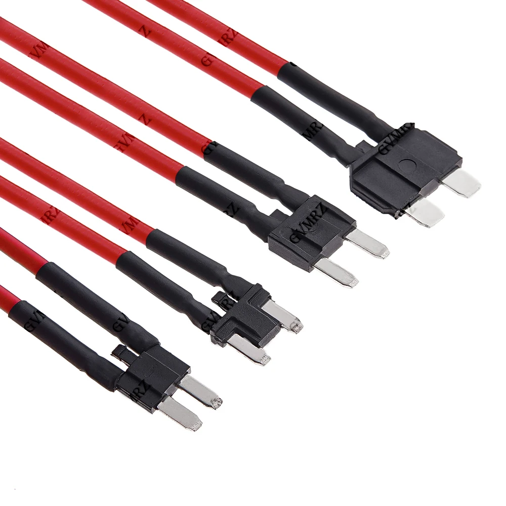 1PCS 12V Fuse Box Socket Car Dual line Simple Fuse Power Socket Standard small Mini Micro 2 Non Destructive Modification Line