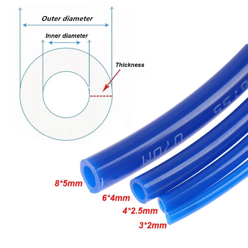 10M Dental lab Silicone Hose PU Air Tube Dental Chair Turbine Unit Water Bottle Pipe Thickening High Flexible Tool Materials