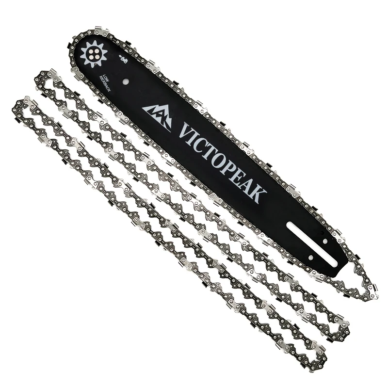 ガーデンパワーツールアクセサリー チェーンソー部品 ガイドバー チェーンブレード付き 14インチ 3/8インチ 0.050インチ 52リンク