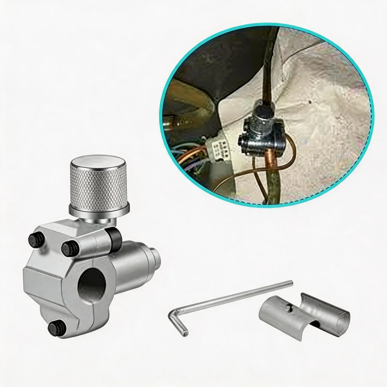 Puncture Valve 1-4Set BPV-31 Refrigerator Cartridge Piercing Valve Line Tap Faucet Valve For HVAC Air Conditioner Line Tap Valve