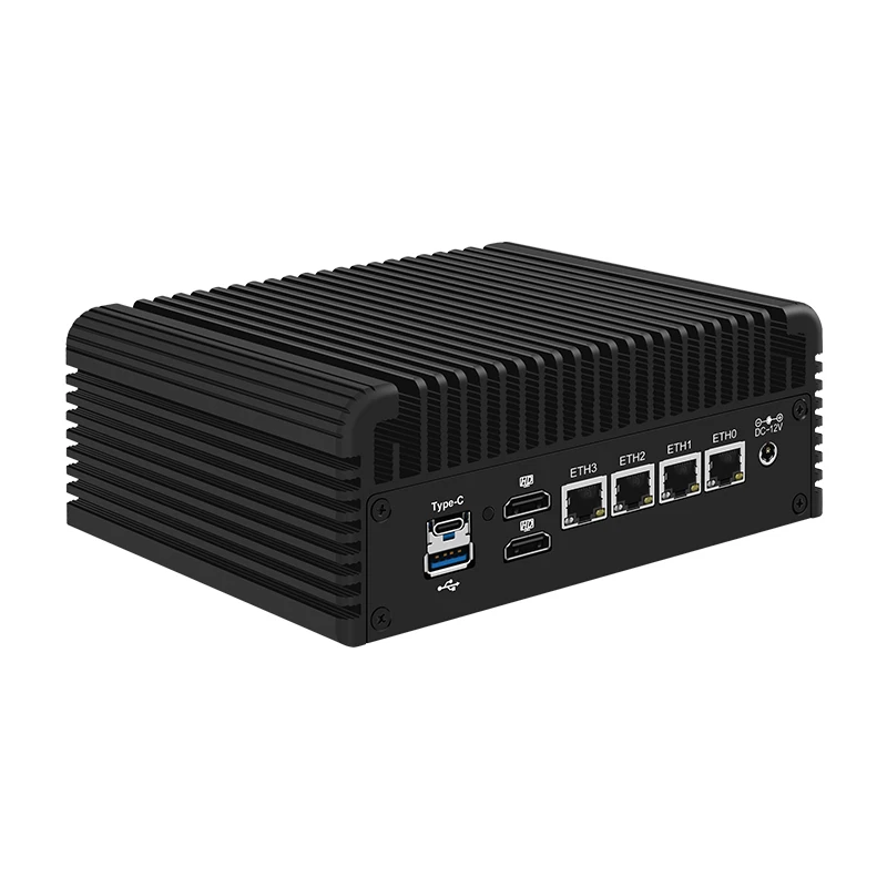 Topton Solid Firewall Intel i3 N355 N305 8 Core 4xi226-V 2.5G Mini