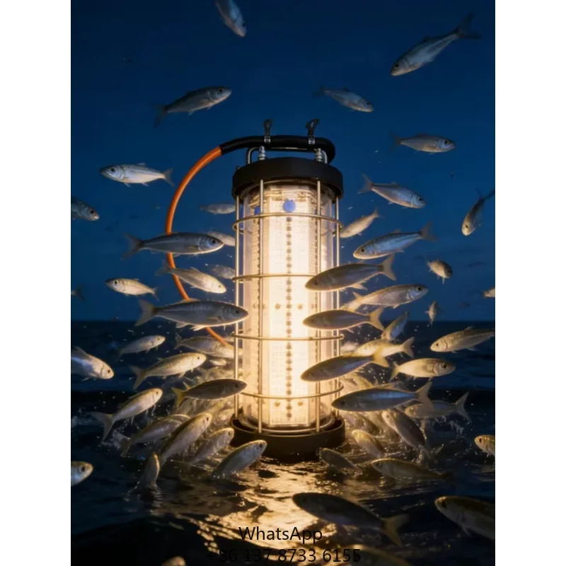 Led Fishing Light 1000w Cyan Squid Fishing Light Outdoor Waterproof Retro Tent Lamp Fishing Circuit Manufacturer