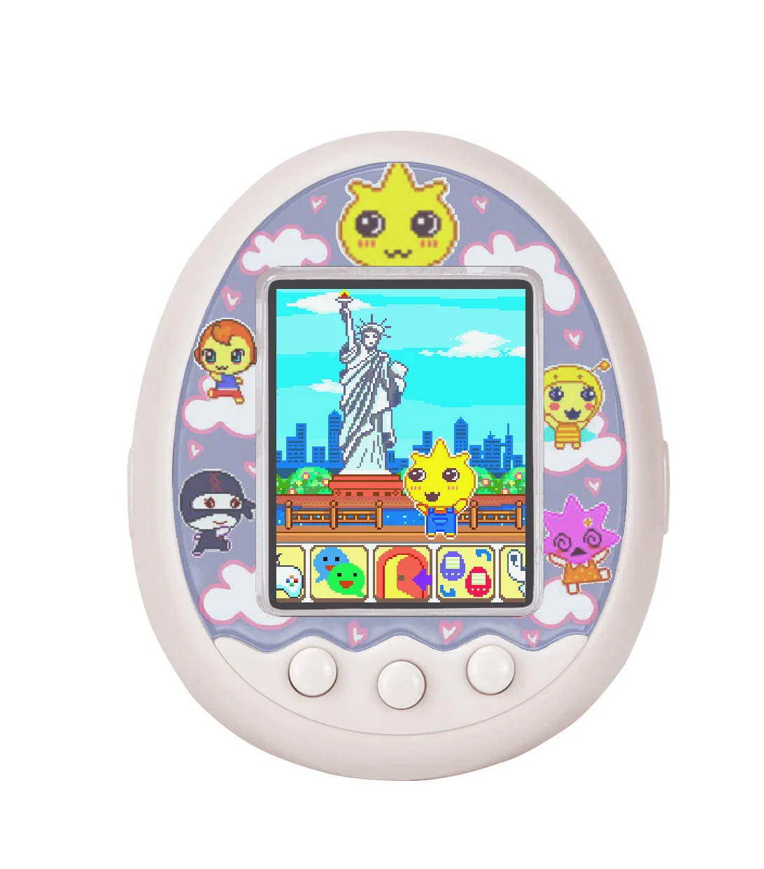 Tamagotchis Electronic Pets Toy Touma PSP Colorful Screen E-pet Game Console Abs Material Interact Toys Kid Brain-training Gifts