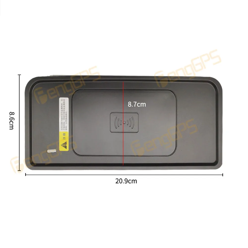Dedicated Car Wireless Charger 15W Center Console Fast Phone Charging Panel For Range Rover Defender 2021-2023 Interior