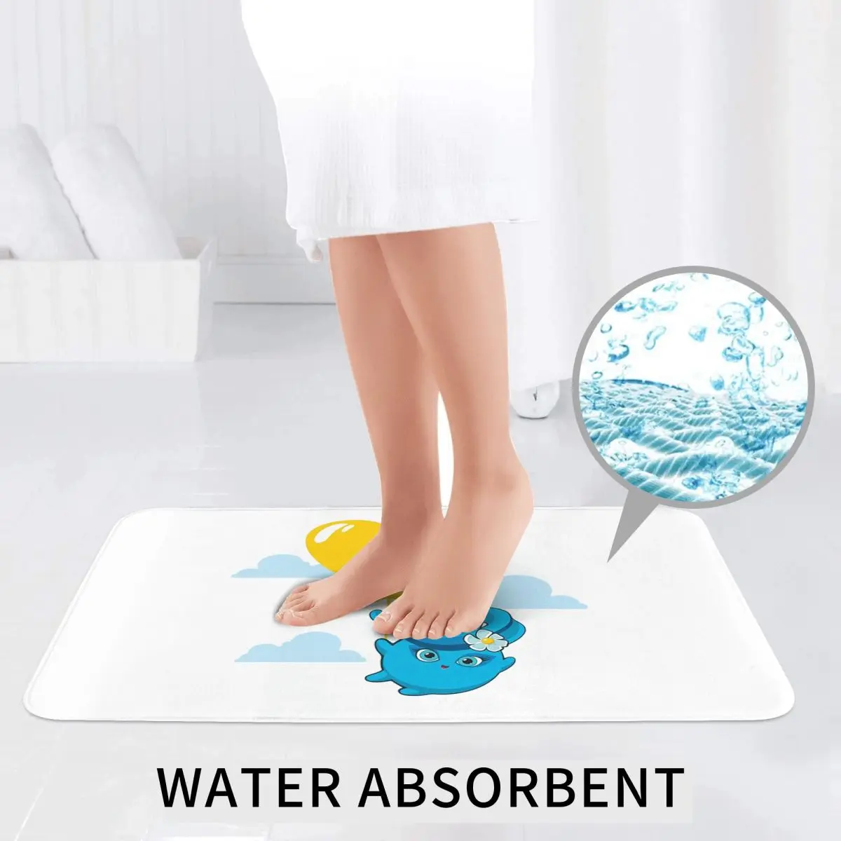 صني الأرانب 3 قطعة حمام حصيرة الحمام مجموعة غطاء المرحاض غطاء ديكور المنزل عدم الانزلاق السجاد سجادة أرضية