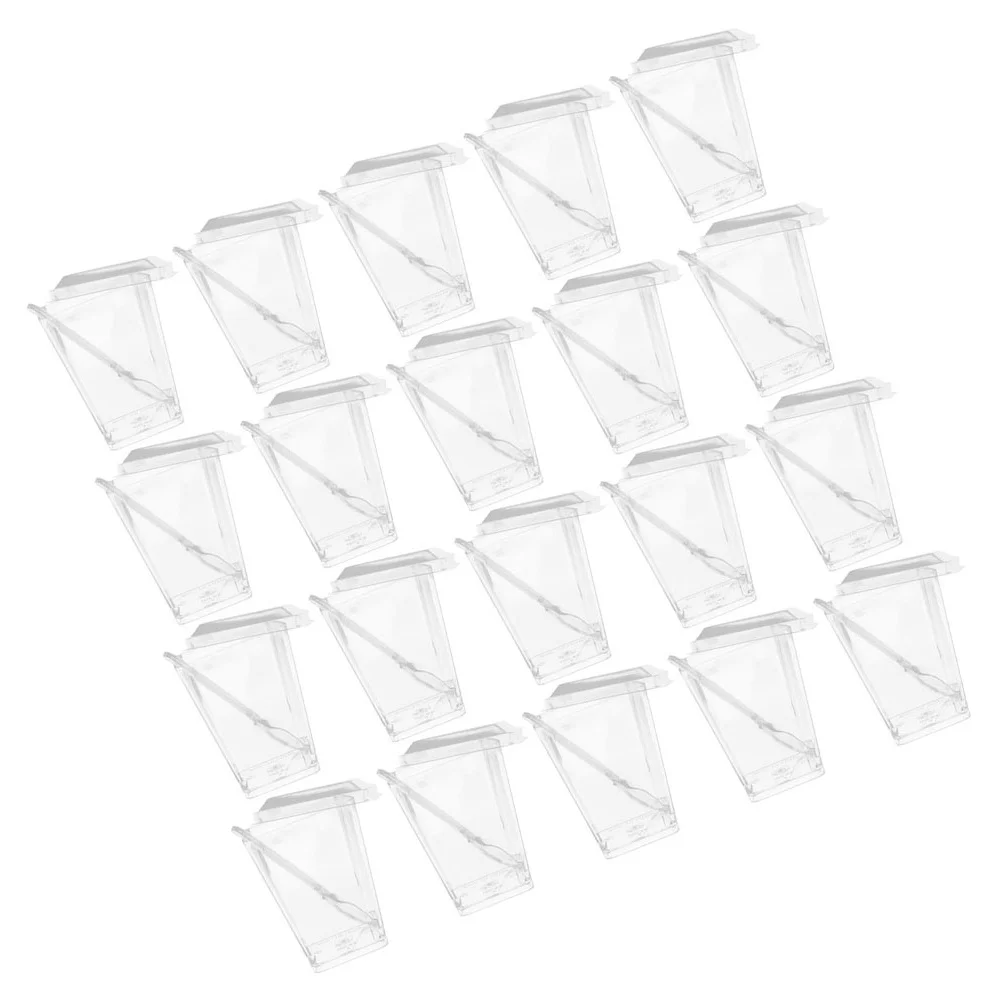 

1 set Dessert Cups Transparent Mini Mousse Cup For Cake Pudding Tiramisu Party Slant Design Household Multi-Function