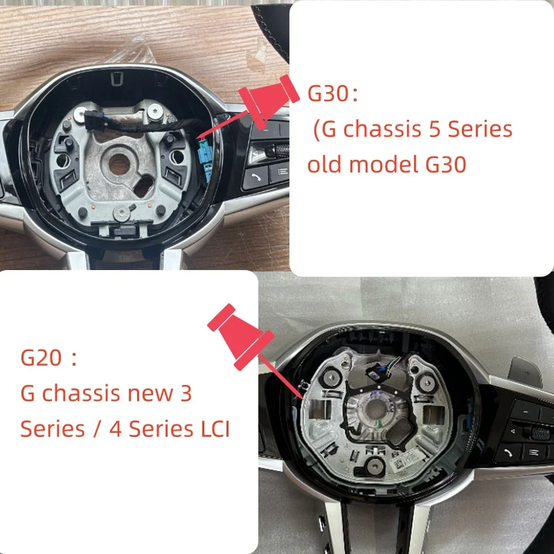 Car Steering Wheel 3 Series 5 Series Carbon Fiber Leather For BMW G20 G87 M2 G22 G26 G30 G80 G82 F90 F10 F20 Accessories