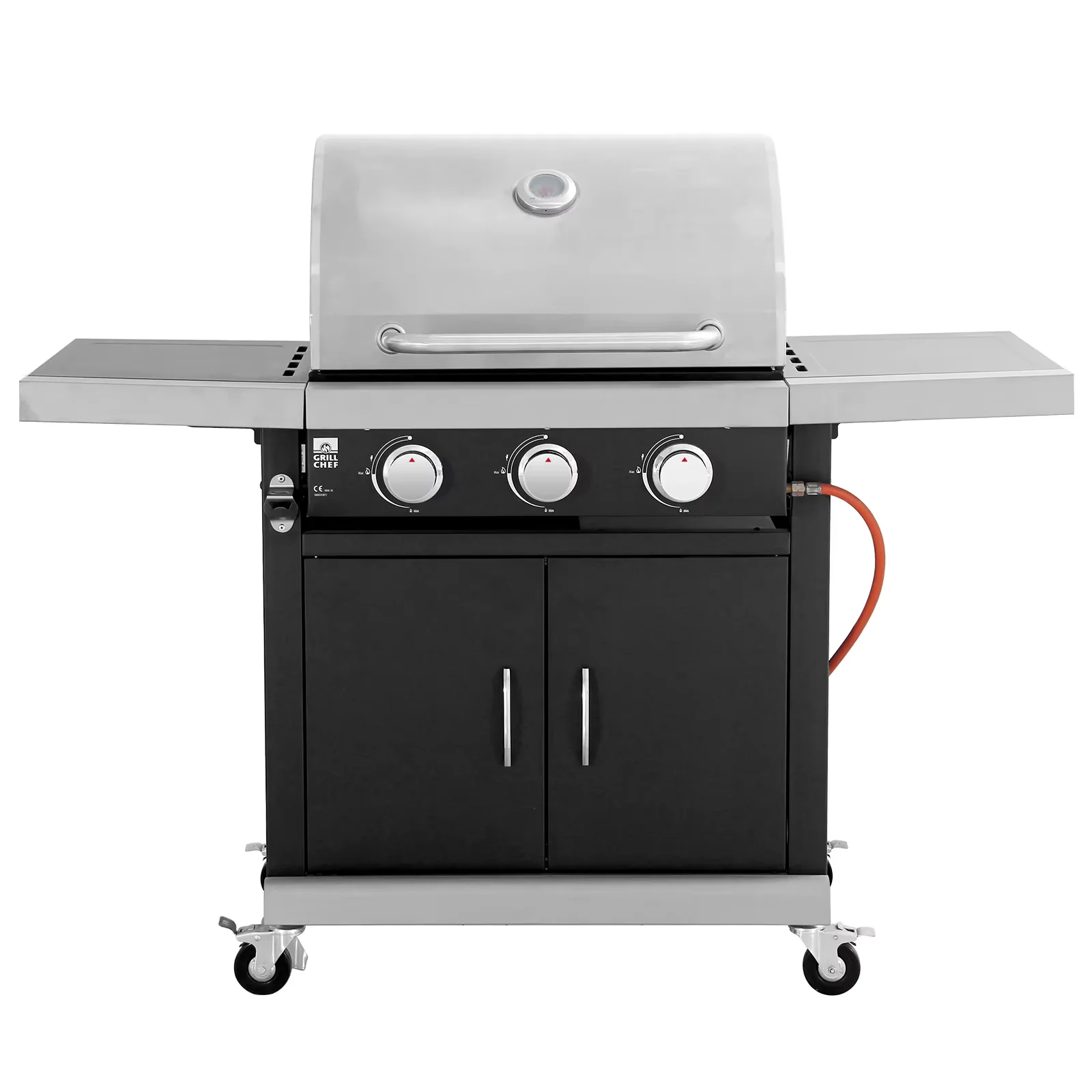 High Temperature Measure Griller Machine Smokeless Oven Outdoor Barbecue Stove Bbq Grills Ovens Gas Grill With Wheels