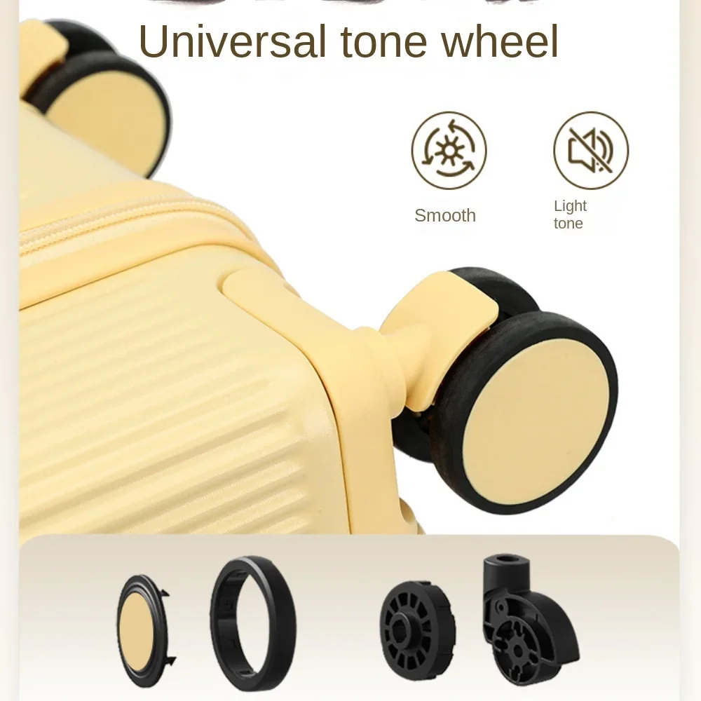 Front Opening Luggage Compartment Large Capacity 20 24 Inch Suitcase Anti Drop Travel Suitcase New Boarding Luggage Trunk