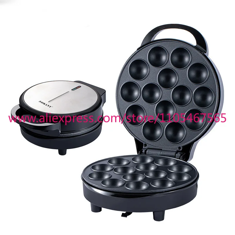 Electric 14-hole household octopus toaster, meatball maker, pancake breakfast maker, roaster