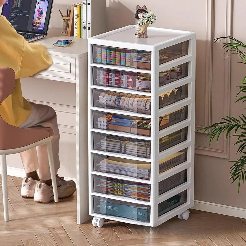 Office desktop storage box, drawer storage cabinet, a4 file rack under the table, stationery, storage and finishing