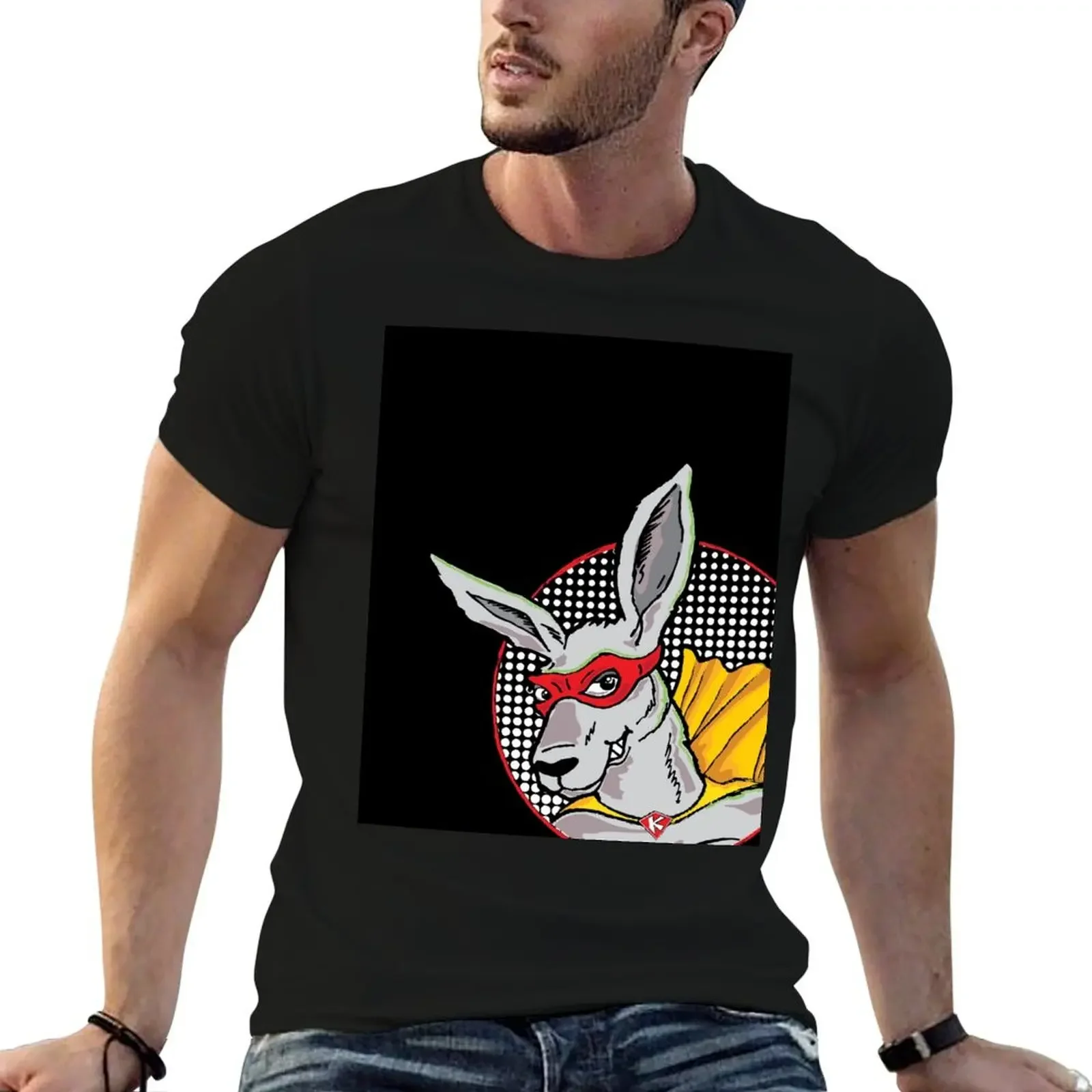 Super Pop Art Kanga T-Shirt vintage clothes blacks Men's t-shirts