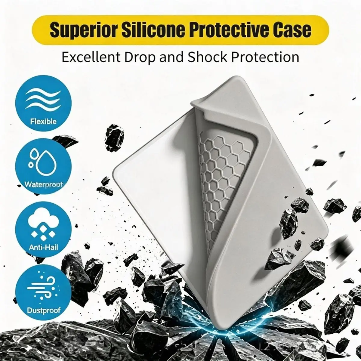 Flexible Silicone Protective Shell for V5 Dish Shockproof Dustproof Waterproof Outdoor Cover